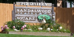 Sandalwood Square Sign