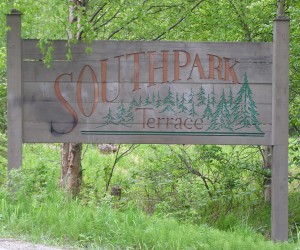 Southpark Terrace Sign