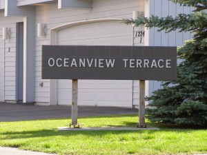Oceanview Terrace Sign